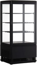 Générique Kühlvitrine, 78 L, Schwarz