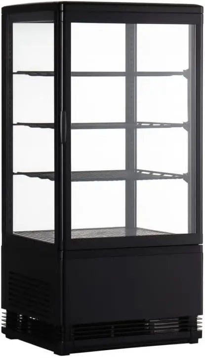 Générique Kühlvitrine, 78 L, Schwarz