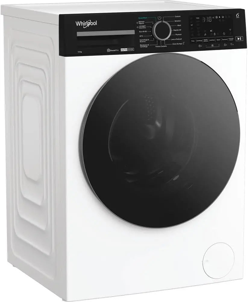 Whirlpool Waschmaschine 1400giri, Fassungsvermögen 12 kg, WLAN, 27 w