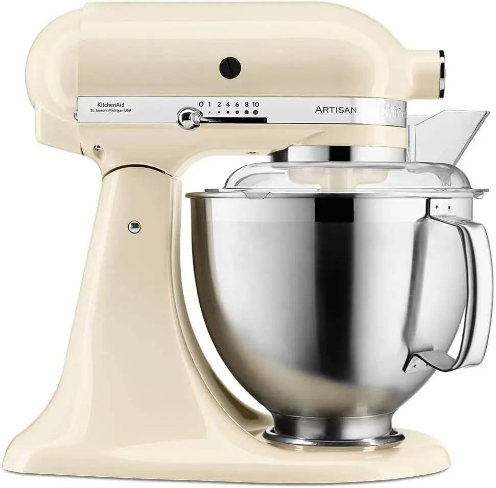 KitchenAid Küchenmaschine, Edelstahl, Creme, 4,8 L