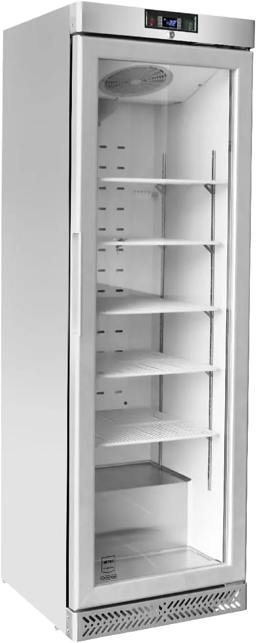 METRO Professional Gefrierschrank GSC240N, 240 L, Edelstahl, Silber, 550 W