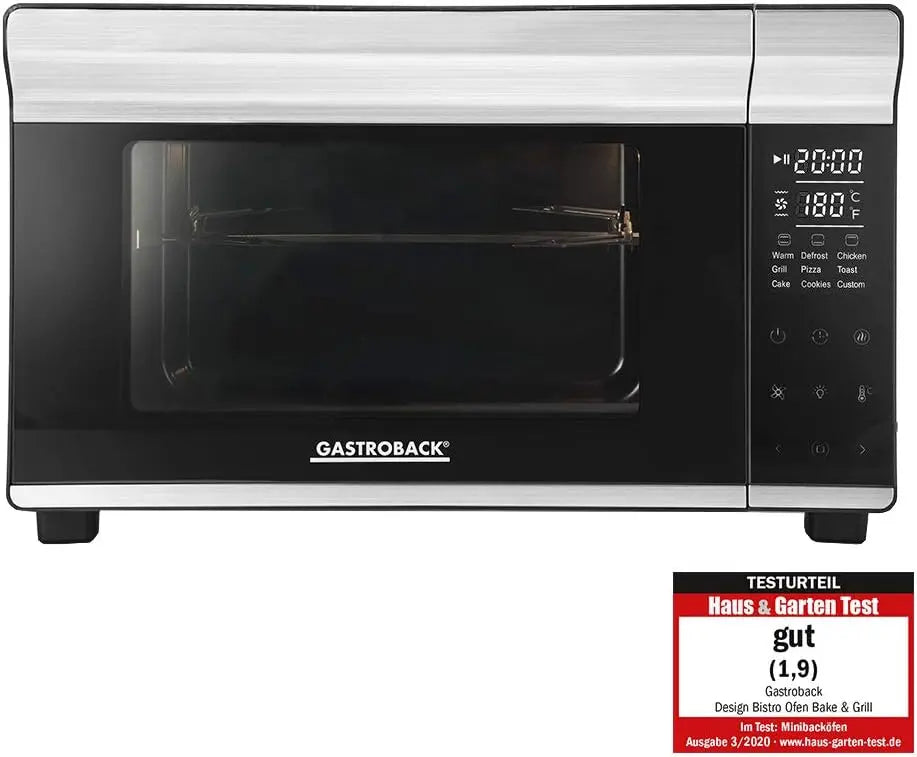 GASTROBACK Einbaubackofen, Umluft, 26 L