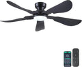 Kviflon Deckenventilator, Fernbedienung, Schwarz, App-Steuerung