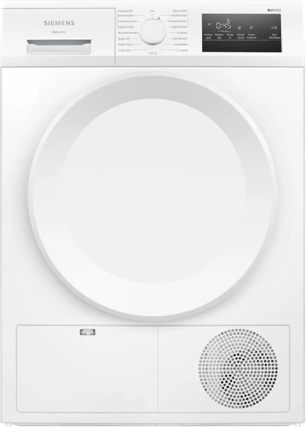 Siemens Wäschetrockner iQ300, Fassungsvermögen 8 kg, WT43H004