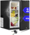 SMETA Mini-Kühlschrank SMETA 12V, 53 L, Schwarz