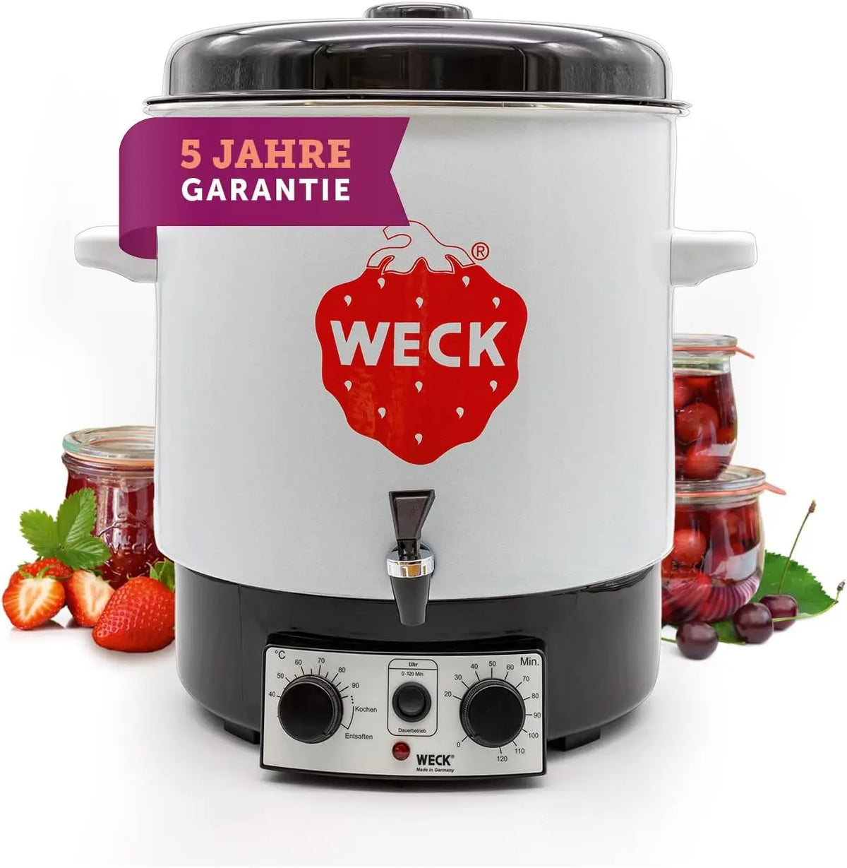 Weck Einkochautomat WAT15-A, 29 L, Timer