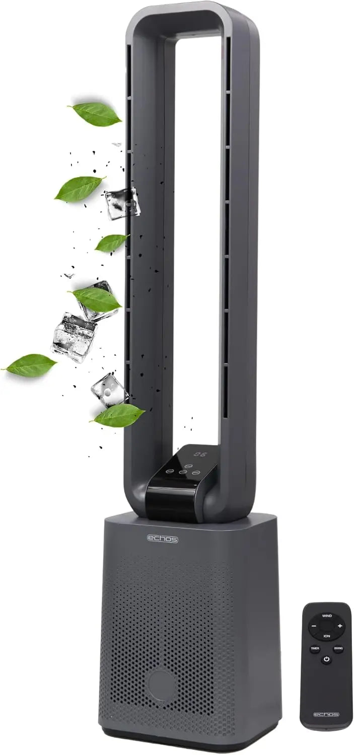 Echos Turmventilator, Fernbedienung, Timer, Display