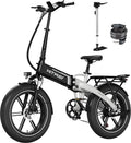 HITWAY E-Bike HITWAY 20, 4‚0 Zoll, Reichweite bis 120 km, 13 Ah, 48 V, 250 W