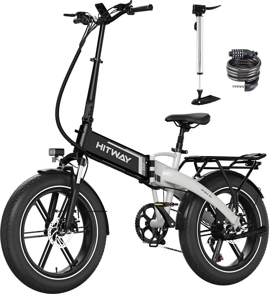 HITWAY E-Bike HITWAY 20, 4‚0 Zoll, Reichweite bis 120 km, 13 Ah, 48 V, 250 W