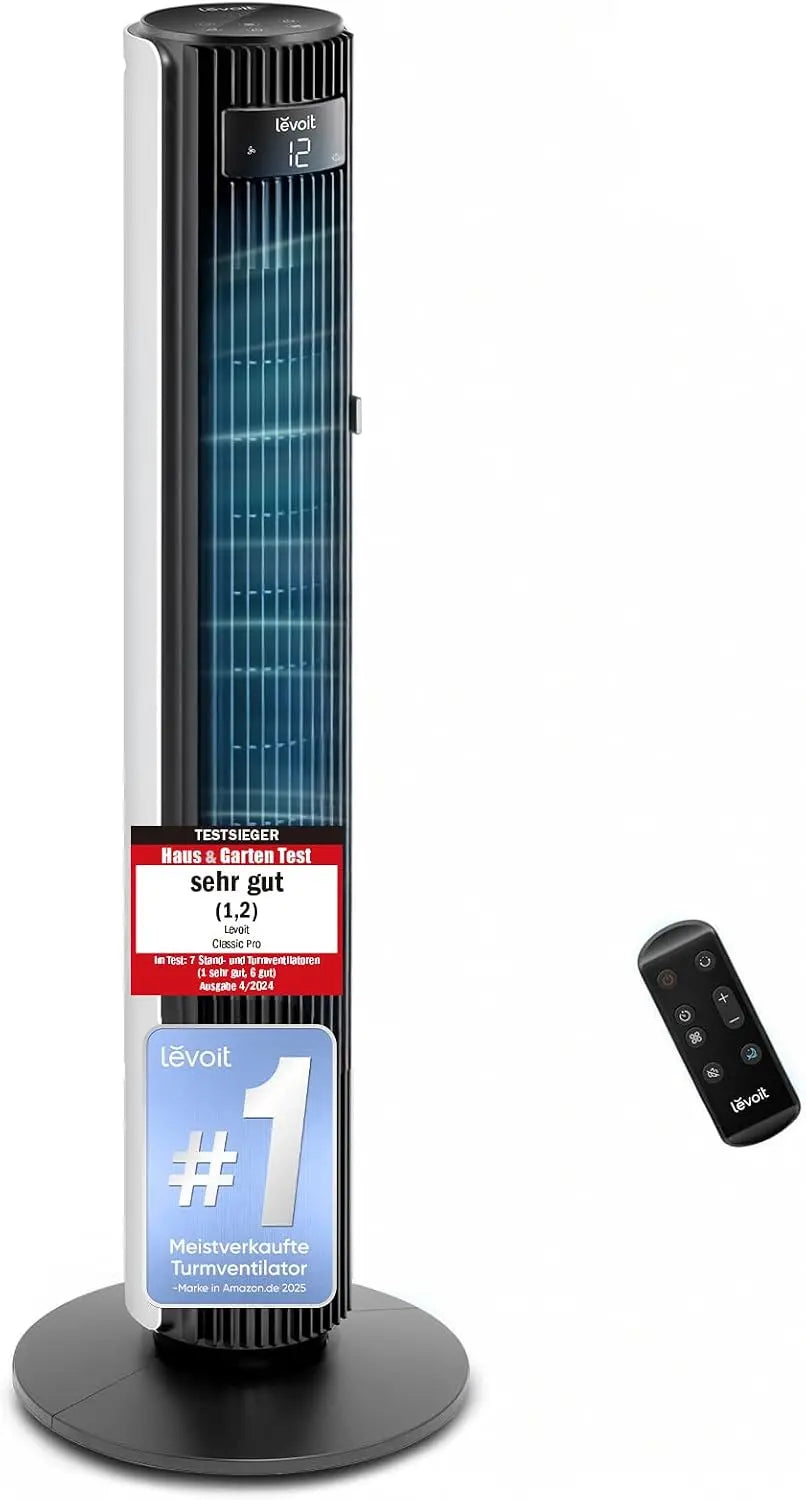 Levoit Turmventilator, 25 dB
