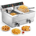 VEVOR Fritteuse, Edelstahl, 3 kW, 8 L