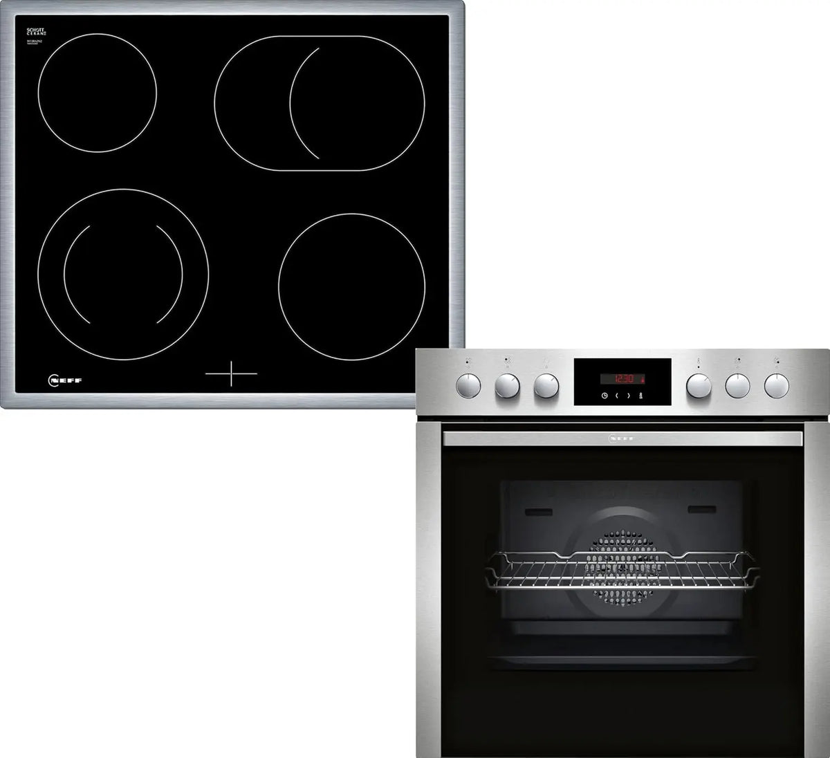 Neff Backofen EDX4P0, 60 × 60 cm, Display