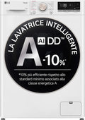 LG Frontlader-Waschmaschine F4R7011TSWG, WLAN, freistehend, Weiß
