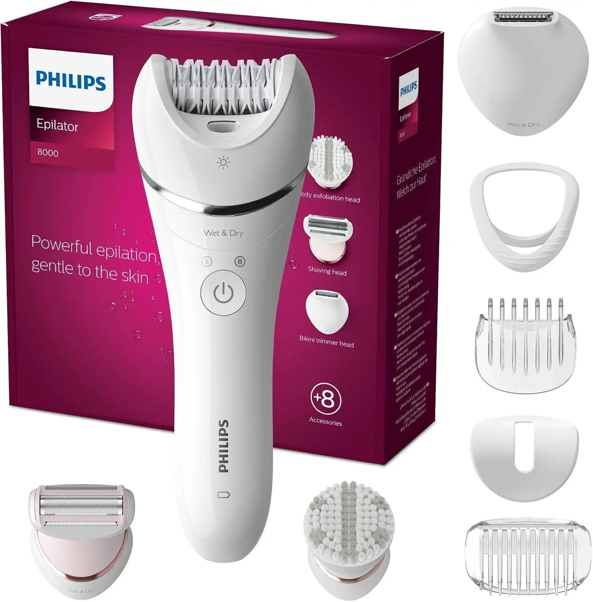 PHILIPS Elektrorasierer, BRE735