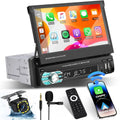 Hikity Autoradio 1Din, Bluetooth, 7 Zoll, Display