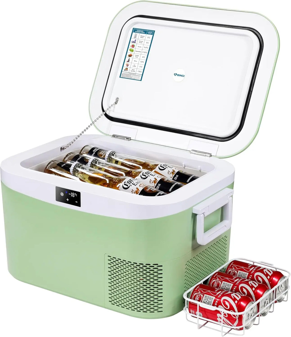 B BINGI Mini-Gefrierschrank, HC-12P2, 12 V, 12,8 L