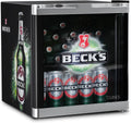 °CUBES Kühlschrank, 48 L, Schwarz und Grün