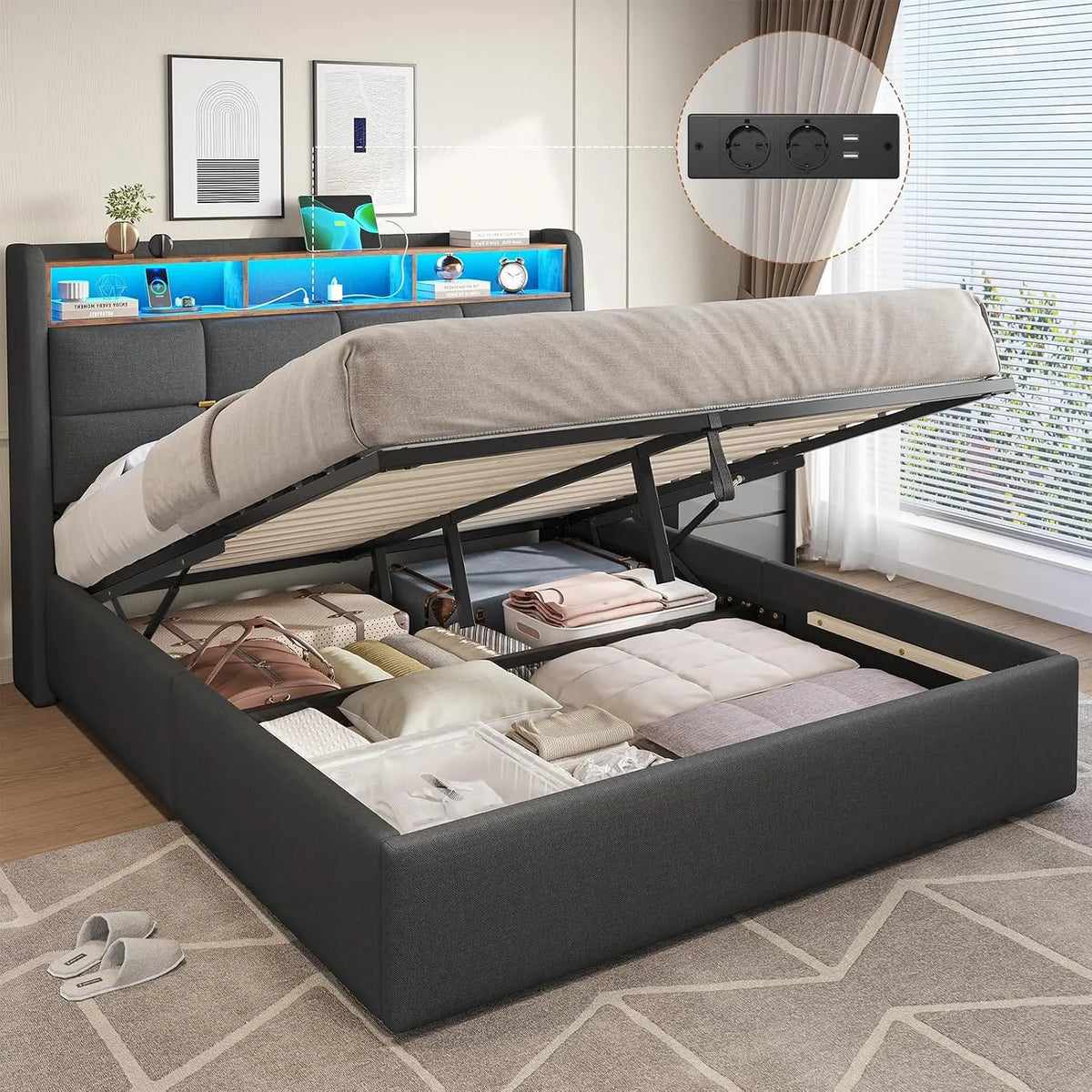 DICTAC Bett 160x200, 160 × 200 cm