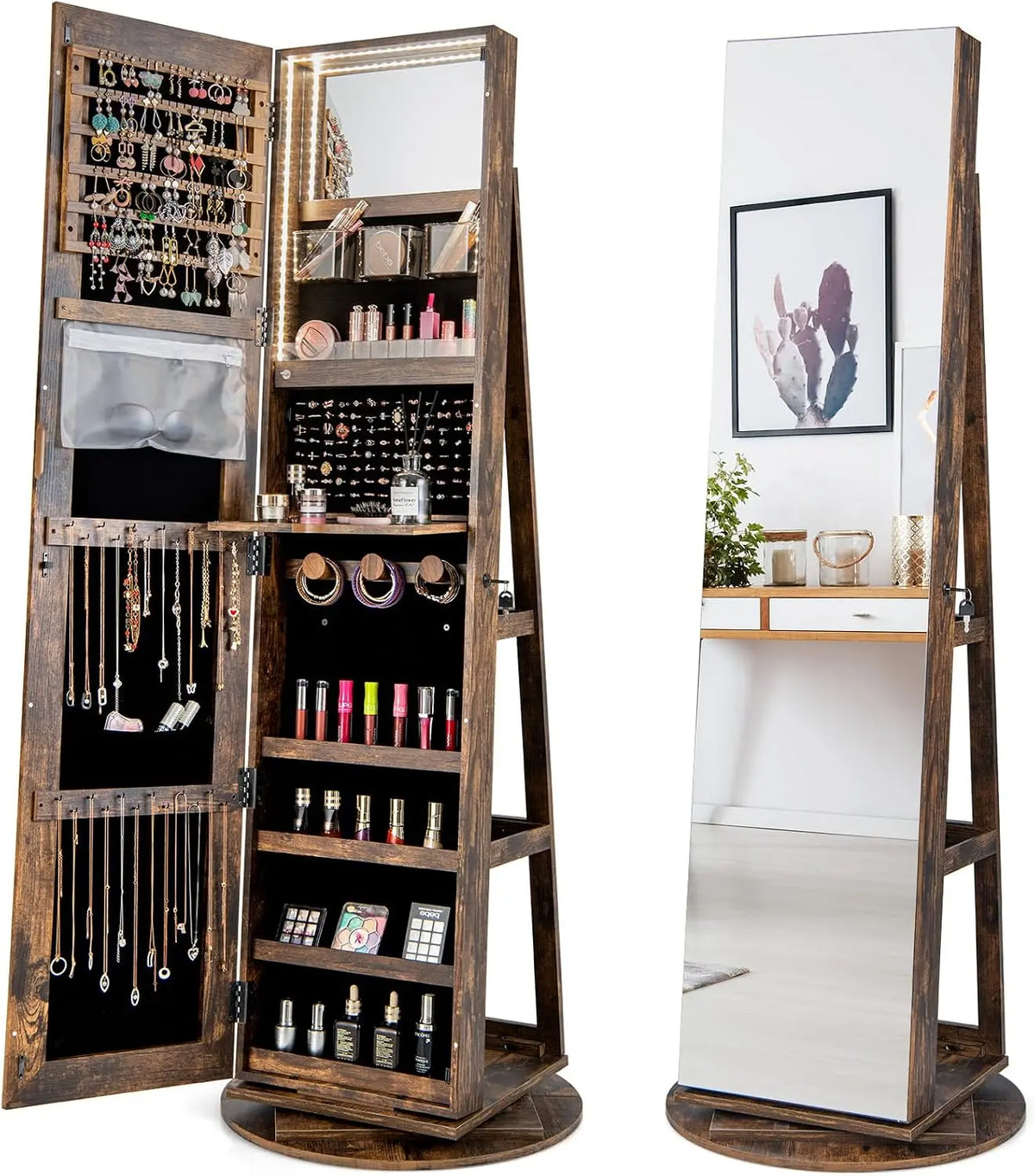 HOMASIS Schrank, Braun