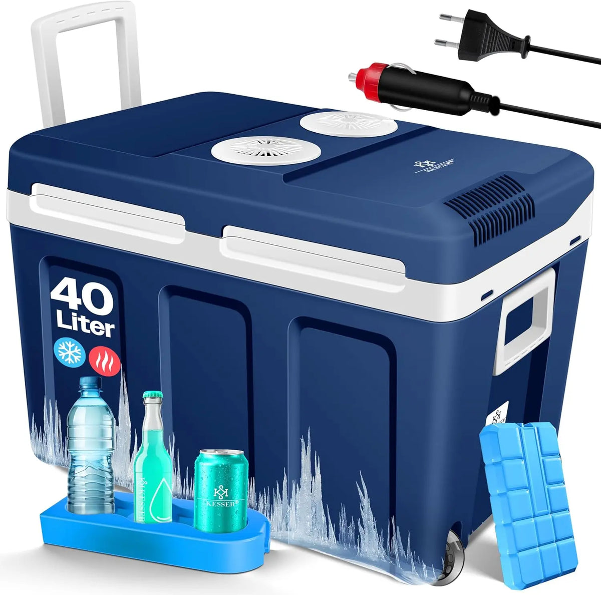 KESSER Elektrische Kühlbox, 40 L, 230 V