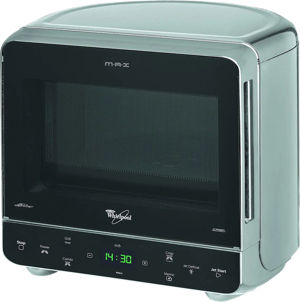 Whirlpool Mikrowelle MAX 38 SL, 13 L, Silber, 700 W
