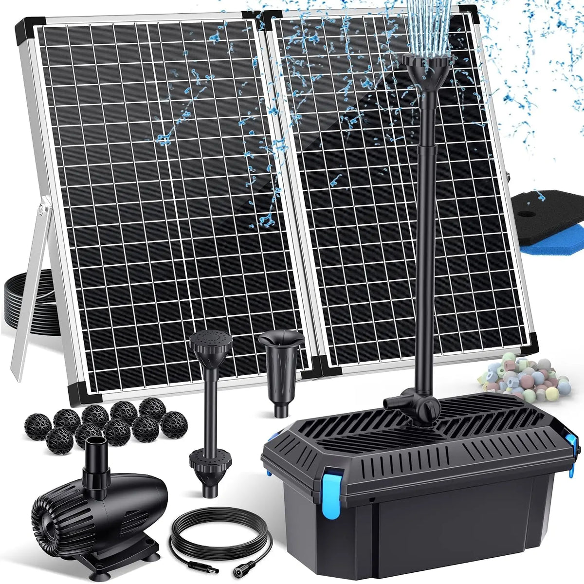 POPOSOAP Teichfilter, 70 W